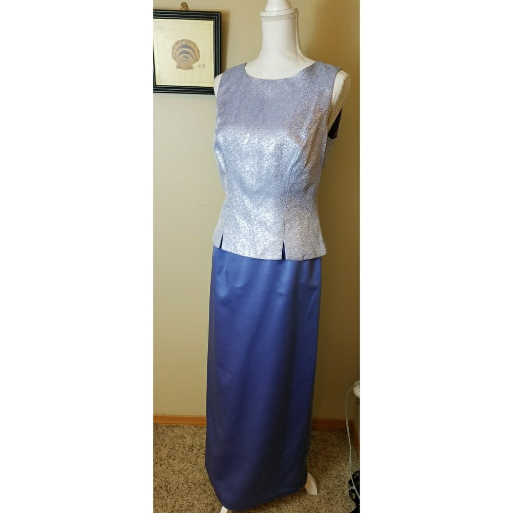 Rachel Kaye 2pc Sheath Dress Metallic